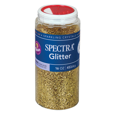Glitter, Gold, 1 lb. Per Jar, 2 Jars