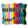 Embroidery Thread Skeins, 12 Colors, 24 Skeins Per Pack, 3 Packs