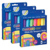Glide-On Tempera Paint Sticks, Fluorescent Colors, 5 grams, 6 Per Pack, 3 Packs