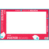 Poster Board, White, 14" x 22", 8 Sheets-Pack, Carton of 24 Packs