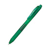 EnerGel-X™ Retractable Liquid Gel Pen, Green, Pack of 12