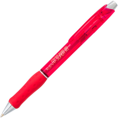 R.S.V.P.® Super RT Retractable Ballpoint Pen, Red, Pack of 12