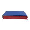 Basic KinderMat, 1" Thick, Red-Blue with Gray Binding