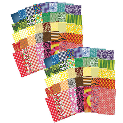 All Kinds of Fabric Design Papers™, 5.5" x 8.5", 200 Sheets Per Pack, 2 Packs