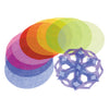 Tissue Circles, 4", Assorted Colors, 480 Per Pack, 3 Packs
