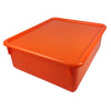 Double Stowaway® Tray with Lid, Orange