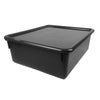 Double Stowaway® Tray with Lid, Black