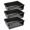 Double Stowaway® Tray Only, Black, Pack of 3