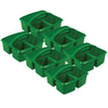 Small Utility Caddy, Green, Pack of 6