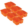 Small Utility Caddy, Orange, Pack of 6