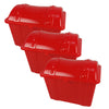 Jr. Treasure Chest, Red, Pack of 3