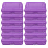 Pencil Box, Purple Sparkle, Pack of 12