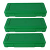 Ruler Box, Green, Pack of 3