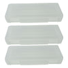 Ruler Box, Clear, Pack of 3