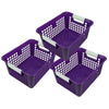 Tattle® Book Basket, Purple, Pack of 3