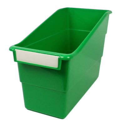 Tattle® Shelf File, Green, Pack of 6
