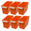 Tattle® Shelf File, Orange, Pack of 6