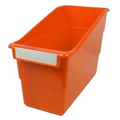 Tattle® Shelf File, Orange, Pack of 6