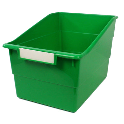 Tattle® Wide Shelf File, Green, Pack of 3