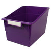 Tattle® Wide Shelf File, Purple, Pack of 3