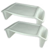Lap Tray, White, Pack of 2