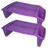 Lap Tray , Purple Sparkle, Pack of 2