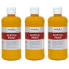 Acrylic Paint 16 oz, Deep Yellow, Pack of 3