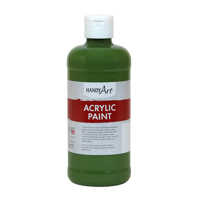 Acrylic Paint 16 oz, Green Oxide, Pack of 3