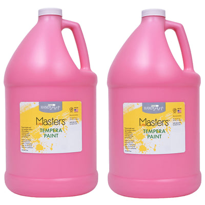 Little Masters® Tempera Paint, Pink, Gallon, Pack of 2