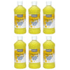 Little Masters® Washable Tempera Paint, Yellow, 16 oz., Pack of 6
