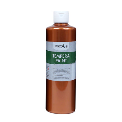 Metallic Tempera Paint, 16 oz., Copper, Pack of 3