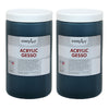 Acrylic Gesso, Black, 32 oz., Pack of 2