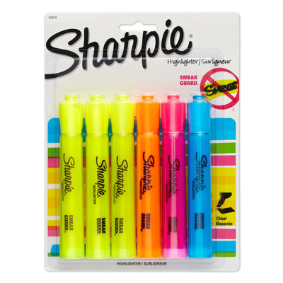 Tank Highlighter, Assorted Colors, 6 Per Pack, 3 Packs