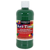 Art-Time® Washable Tempera Paint, Green, 16 oz., Pack of 12