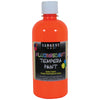 Tempera Paint, Orange Neon, 16 oz., Pack of 3