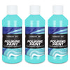 Acrylic Pouring Paint, 8 oz, Turquoise, Pack of 3