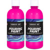 Acrylic Pouring Paint, 16 oz, Magenta, Pack of 2