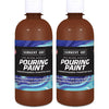 Acrylic Pouring Paint, 16 oz, Burnt Umber, Pack of 2