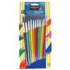 Rainbow Paint Brush Set, Assorted Sizes, 12 Per Pack, 6 Packs