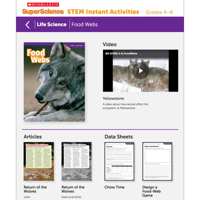 SuperScience STEM Instant Activities, Grades 4-6