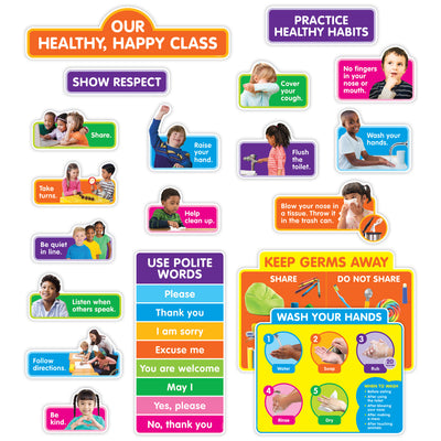 Our Healthy, Happy Class Bulletin Board Set