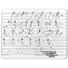 Handwriting Instruction Guide Template, Uppercase Cursive