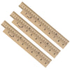 Wooden Meter Stick, Plain Ends, Pack of 3