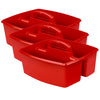 Large Caddy, Red, Pack of 3