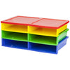 Quick Stack Literature Organizer, 6 Compartments, Classroom Colors