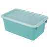 Small Cubby Bin with Cover, Classroom Teal