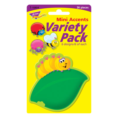 Bugs Mini Accents Variety Pack, 36 Per Pack, 6 Packs