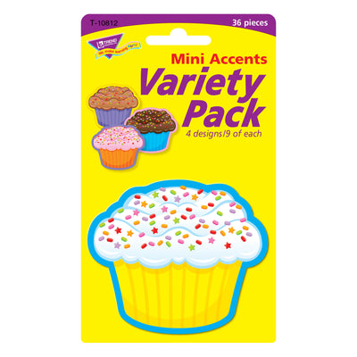 Cupcakes Mini Accents Variety Pack, 36 Per Pack, 6 Packs