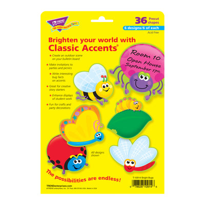 Bright Bugs Classic Accents® Variety Pack, 36 Per Pack, 3 Packs
