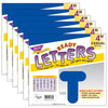 Royal Blue 4" Casual Uppercase Ready Letters®, 6 Packs